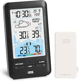 ADE Station météo numérique avec capteur extérieur