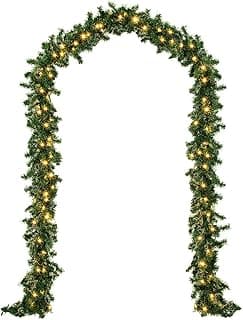 CASARIA Guirlande de Noël lumineuse 10 m 200 LED blanc chaud