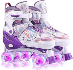 Patins à roulettes lumineux