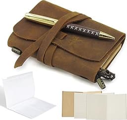 Petit Agenda de Poche en Cuir