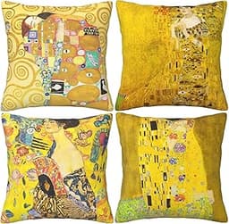 Lot de 4 housses Klimt