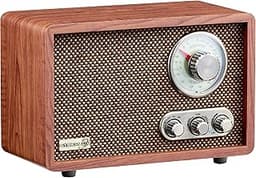 Radio Rétro Bois & Bluetooth