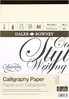 Daler-Rowney Bloc de papier de calligraphie