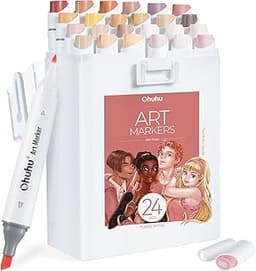 Ohuhu Marqueurs Alcool 60 couleurs