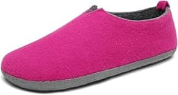 Mishansha Chaussons en feutre semelle latex