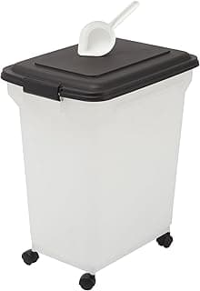 Iris Ohyama Boîte à croquettes 40 L à roulettes