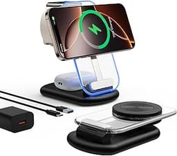 Chargeur sans Fil avec Mag-Safe, 3 en 1