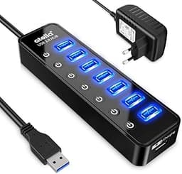 Hub USB 3.0 Atolla 7 ports alimenté