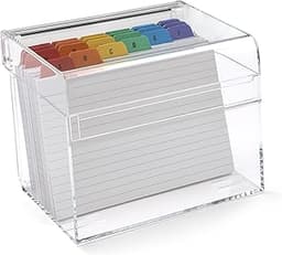 Boîte d’index acrylique OSCO