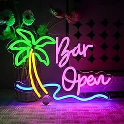 Enseigne Néon « Bar Ouvert »