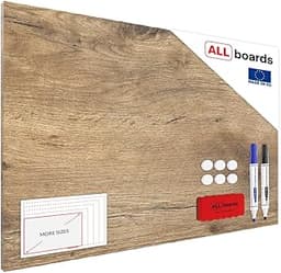 Tableau magnétique aspect bois 60×40