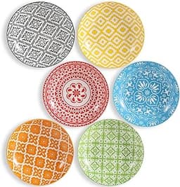 Assiettes Creuses en Porcelaine Colorées