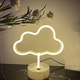 Lampe néon nuage