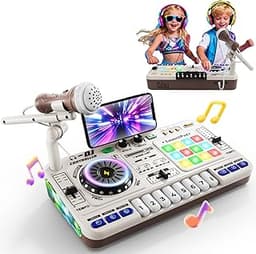DJ Mixer Controller pour enfants avec micro et 100+ effets