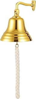 Cloche murale en laiton