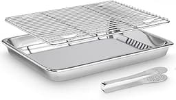 Plaque de four avec grille inox