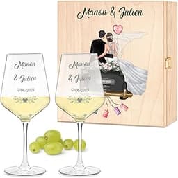 Verres à Vin Gravés