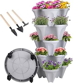 Jardinière verticale empilable