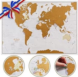 Carte du Monde à Gratter