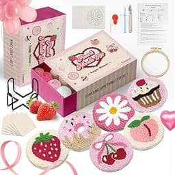 yuegool Kit de 6 sous-verres à aiguilles à poinçonner