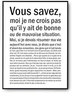 Affiche Bonne ou mauvaise situation