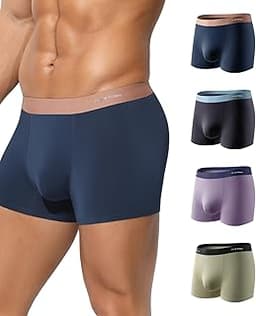 Mauro Kane Boxer Homme Lot de 4 Boxers en Modal