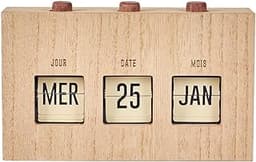 Calendrier Flip Flap en bois