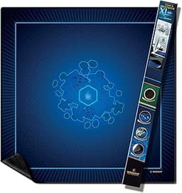 WOGAMAT Grand Tapis de Jeu Neoprene XL Bleu
