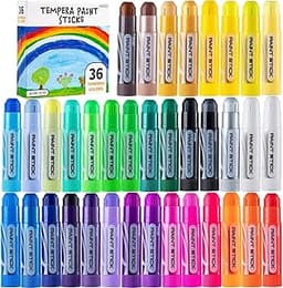 JOYIN – 36 bâtons de peinture lavables