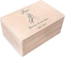 Creative Deco Boîte en Bois Personnalisée