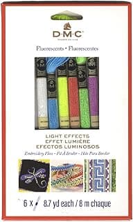 DMC Light Effects Lot de fils fluorescents