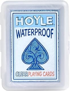 Cartes Bicycle transparentes 100 % plastique