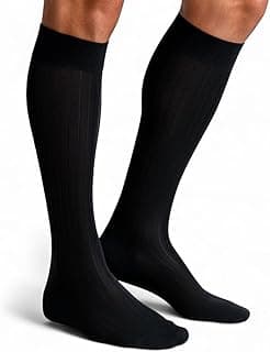Lucchetti Socks Milano 6 PAIRES de chaussettes fil d'Ecosse pour homme 100% coton Made in Italy