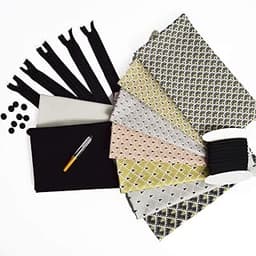 Kit couture : coupons tissus imprimés et popeline