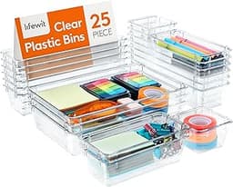 Lifewit Lot de 25 Organisateurs de Tiroirs