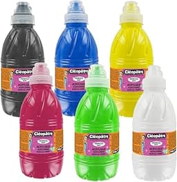 Lot de 6 Peintures Acryliques Cléopâtre