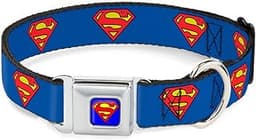 Collier Superman Shield Bleu