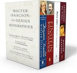 Walter Isaacson: The Genius Biographies: Benjamin Franklin, Einstein, Steve Jobs, and Leonardo da Vinci