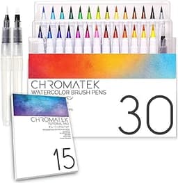 Stylos Pinceaux Aquarelle CHROMATEK