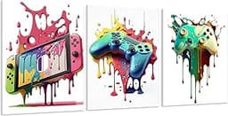 Trio de posters gamer encadrés 30x40