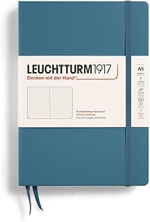 LEUCHTTURM1917 Carnet de notes Medium (A5), Stone Blue