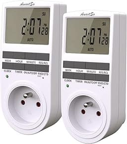 Awootsv Prise Programmable Digitale