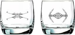 Duo de verres X-Wing/TIE