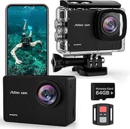 TIMNUT 4K60FPS Caméra Sport