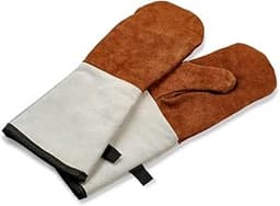 Gants de four cuir longs (x2)