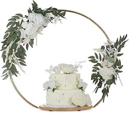 NUPTIO Support à Gâteau avec Cerceau 36 cm