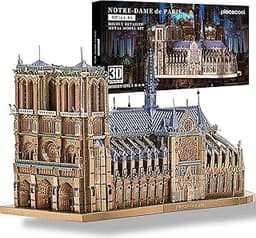 Piececool Puzzle 3D Métal Notre‑Dame