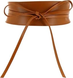 FASHIONGEN - Ceinture femme Obi en Véritable Cuir de Vachette Pleine Fleur