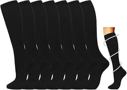 Losvcbcx Chaussettes de compression pour hommes et femmes