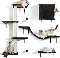 Zvonema Étagères murales 4‑en‑1 pour chat